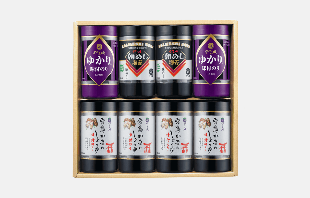 味付海苔3種セット(VC-8KG) - 朝めし海苔・ゆかり・宮島かき ギフト 味付海苔3種セット(VC-8KG) - 朝めし海苔・ゆかり・宮島かき ギフト