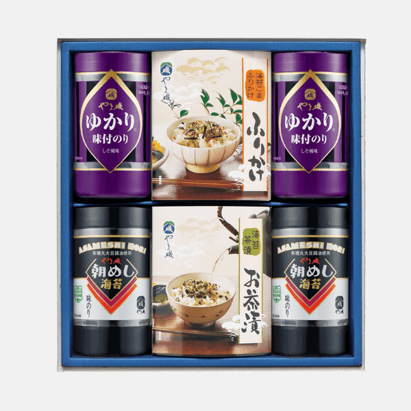 【値引き可能❗️】海苔詰合せ+有田焼容器セット バラエティ詰合せ(味ぐるめ-6A) - 海苔4種詰め合わせ ギフトセット