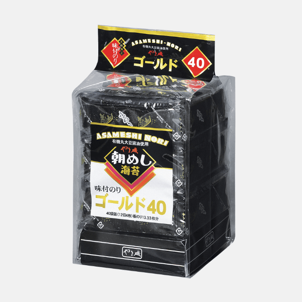 ゴールド40G - 国産海苔 有機丸大豆醤油使用 お徳パック | やま磯